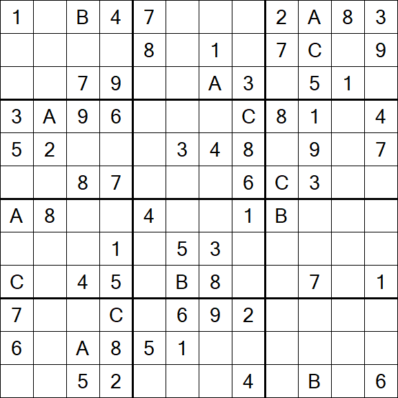 Sudoku 12x12 - Médio