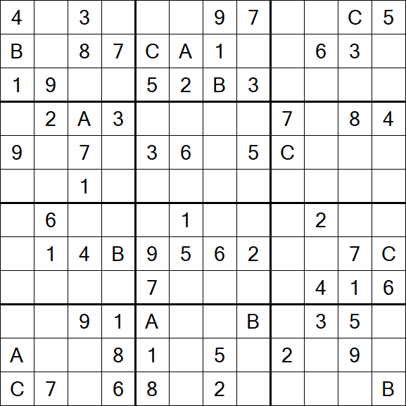 Sudoku 12x12 - Moyen