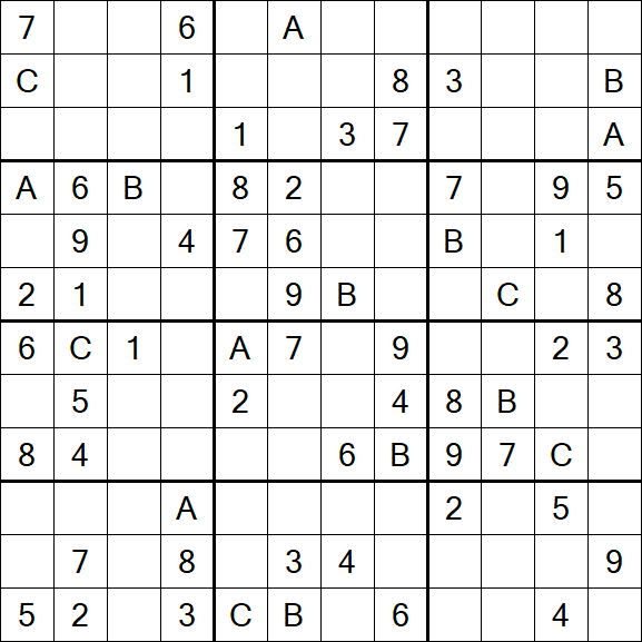 Sudoku 12x12 - Medio