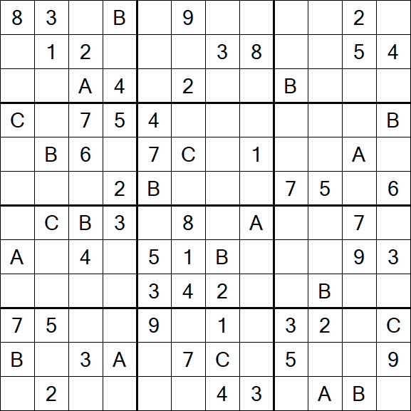 Sudoku 12x12 - Medio