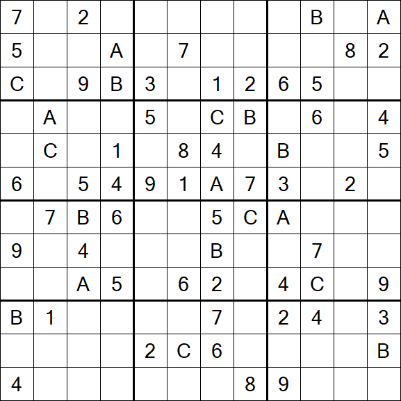 Sudoku 12x12 - Medio