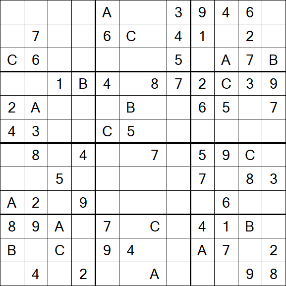 Sudoku 12x12 - Medium