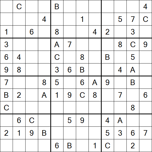 Sudoku 12x12 - Medium