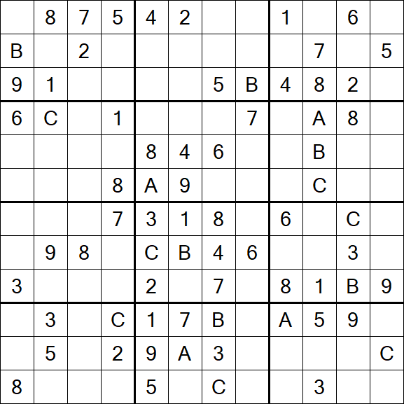 Sudoku 12x12 - Medium
