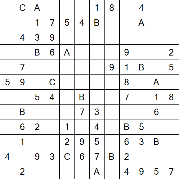 Sudoku 12x12 - Medium