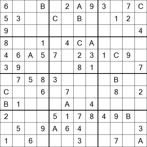 Sudoku 12x12 - Medium
