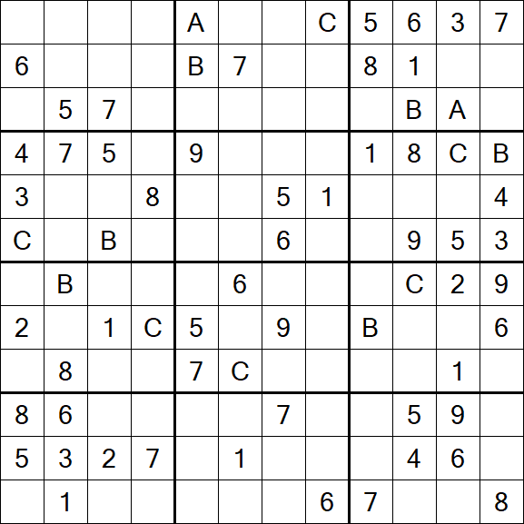 Sudoku 12x12 - Medium