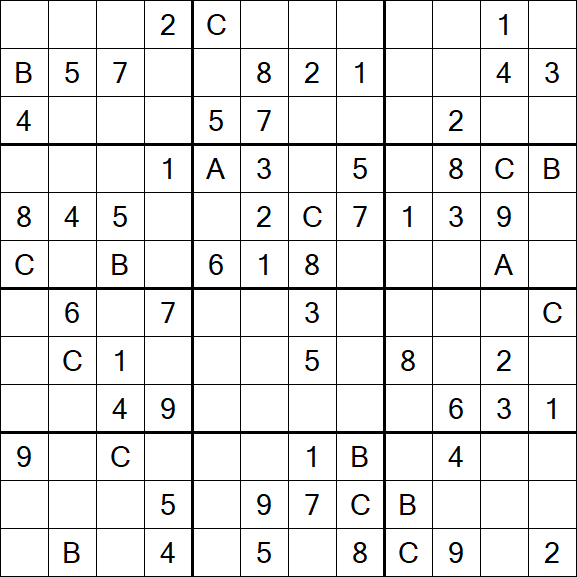 Sudoku 12x12 - Medium