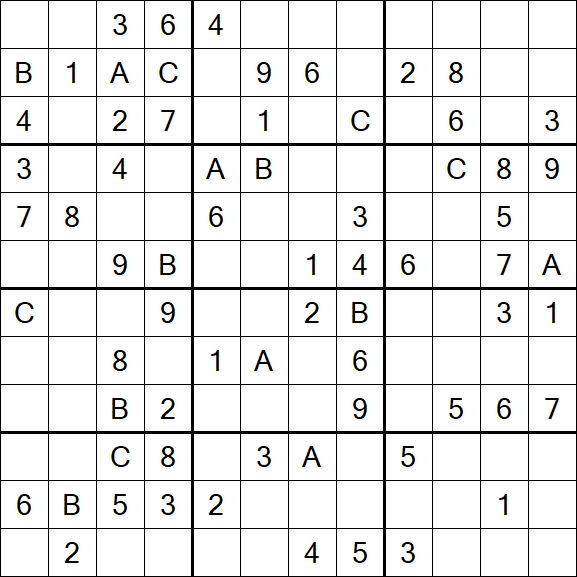 Sudoku 12x12 - Moyen