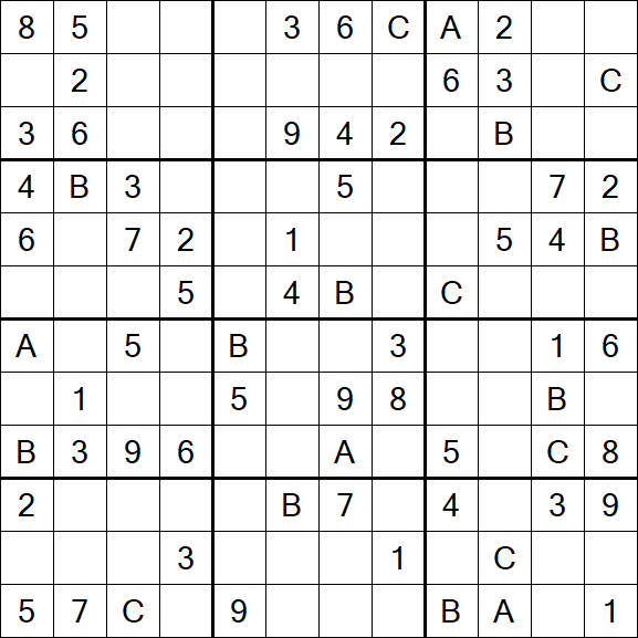 Sudoku 12x12 - Medio
