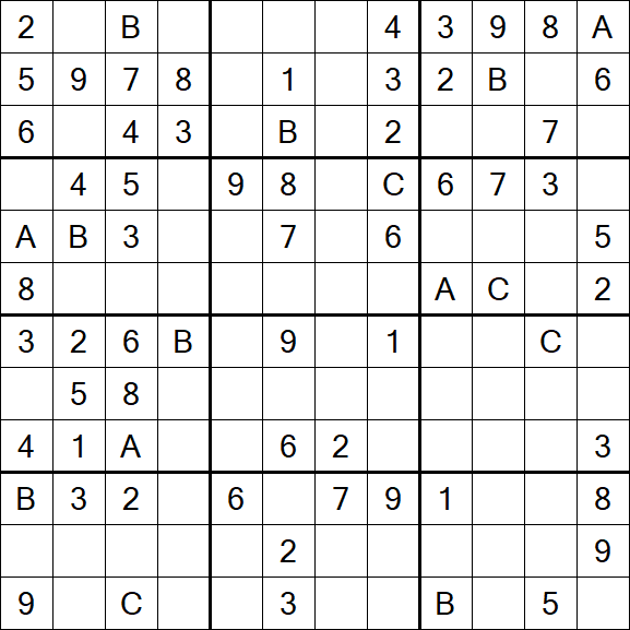 Sudoku 12x12 - Medio