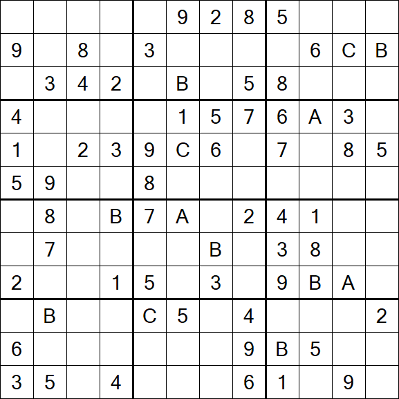 Sudoku 12x12 - Medio