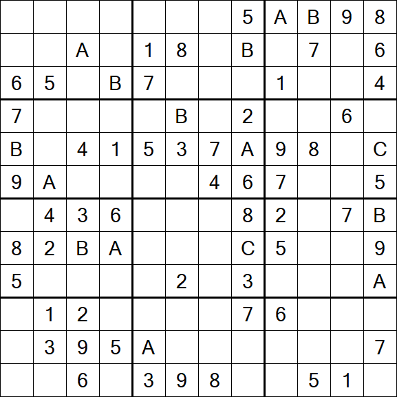 Sudoku 12x12 - Medium