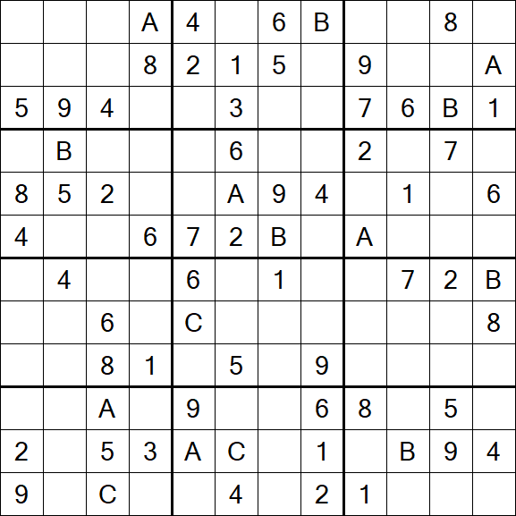 Sudoku 12x12 - Medium
