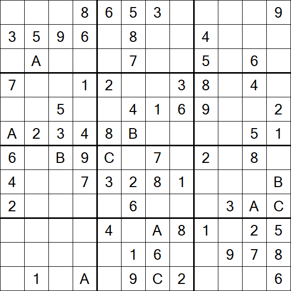 Sudoku 12x12 - Medium
