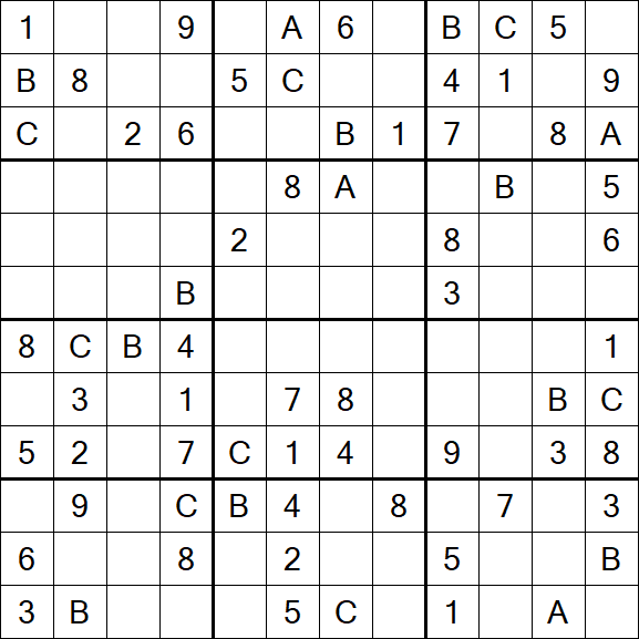 Sudoku 12x12 - Medium