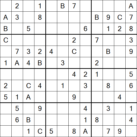 Sudoku 12x12 - Medium
