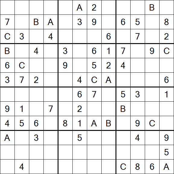 Sudoku 12x12 - Medium