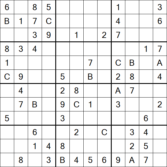 Sudoku 12x12 - Medium