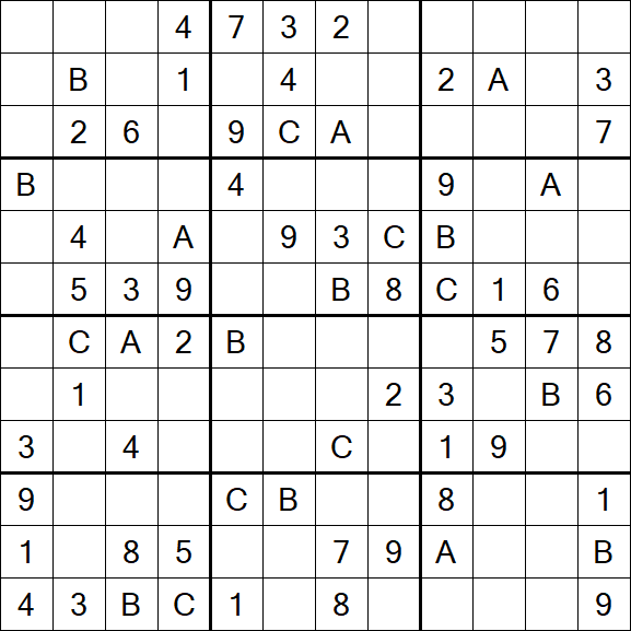 Sudoku 12x12 - Medium