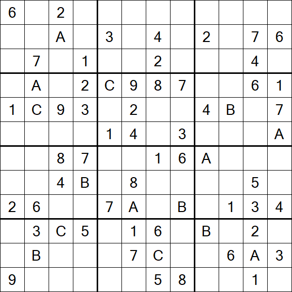 Sudoku 12x12 - Medium
