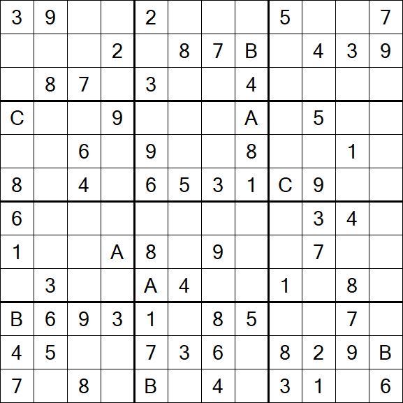 Sudoku 12x12 - Medium