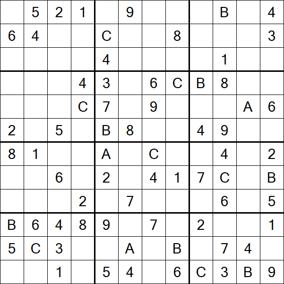 Sudoku 12x12 - Médio