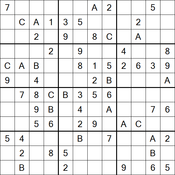 Sudoku 12x12 - Médio