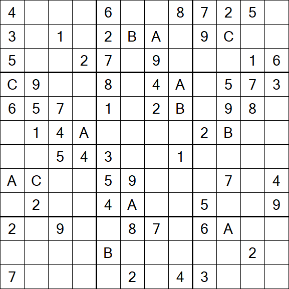 Sudoku 12x12 - Médio