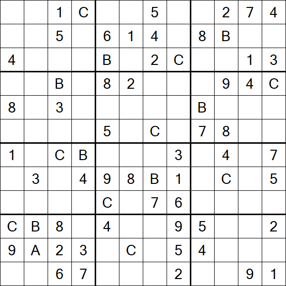 Sudoku 12x12 - Médio