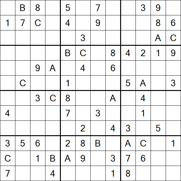 Sudoku 12x12 - Médio