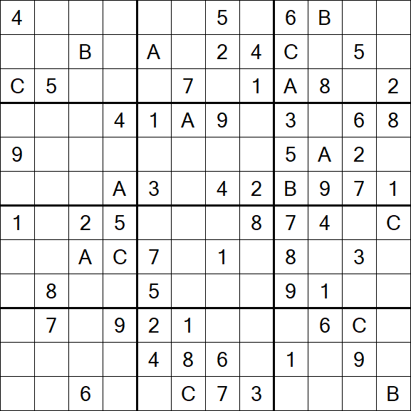 Sudoku 12x12 - Médio