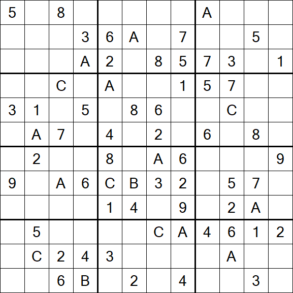 Sudoku 12x12 - Médio