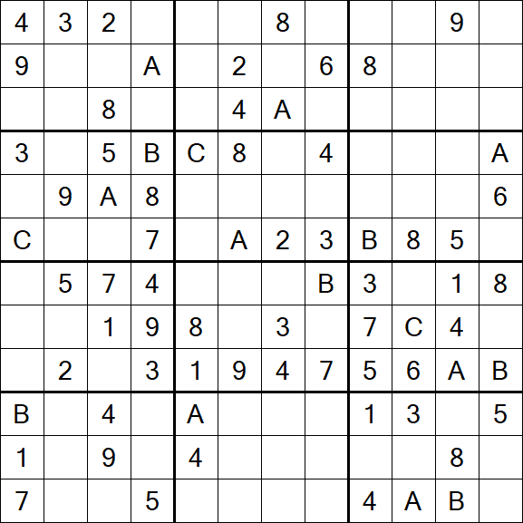 Sudoku 12x12 - Medium