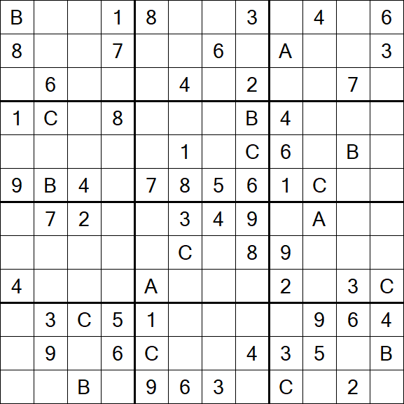 Sudoku 12x12 - Médio