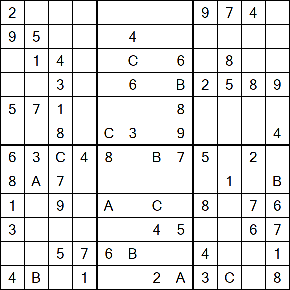 Sudoku 12x12 - Medium