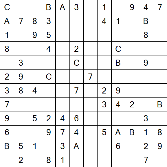Sudoku 12x12 - Médio