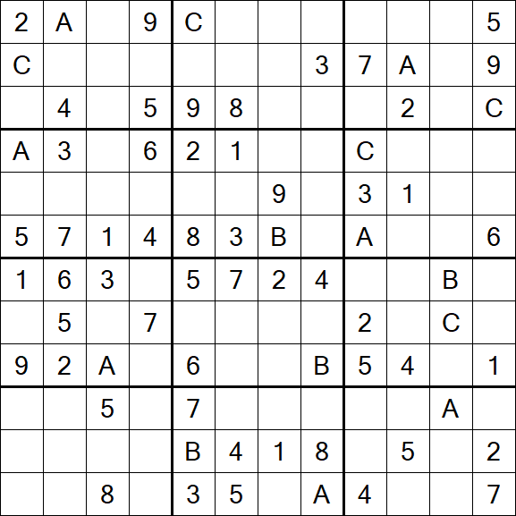 Sudoku 12x12 - Medium