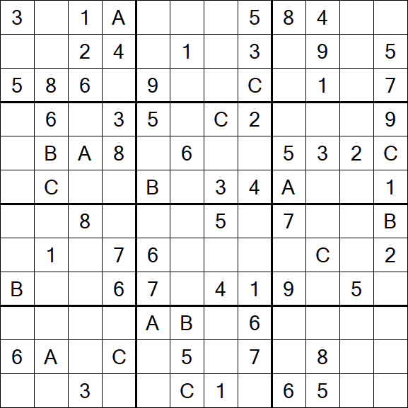 Sudoku 12x12 - Medium