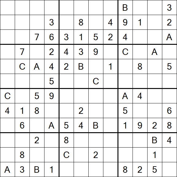 Sudoku 12x12 - Medio