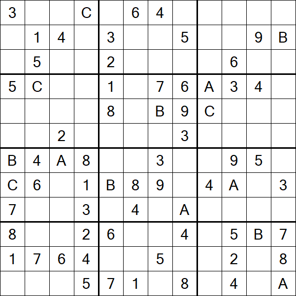 Sudoku 12x12 - Medio