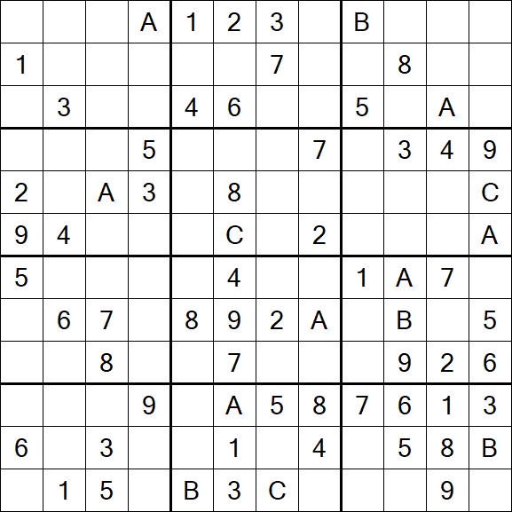 Sudoku 12x12 - Medio