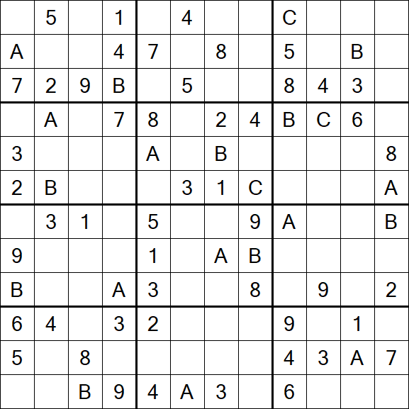 Sudoku 12x12 - Medio