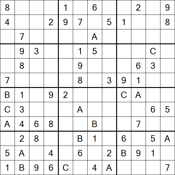 Sudoku 12x12 - Medio
