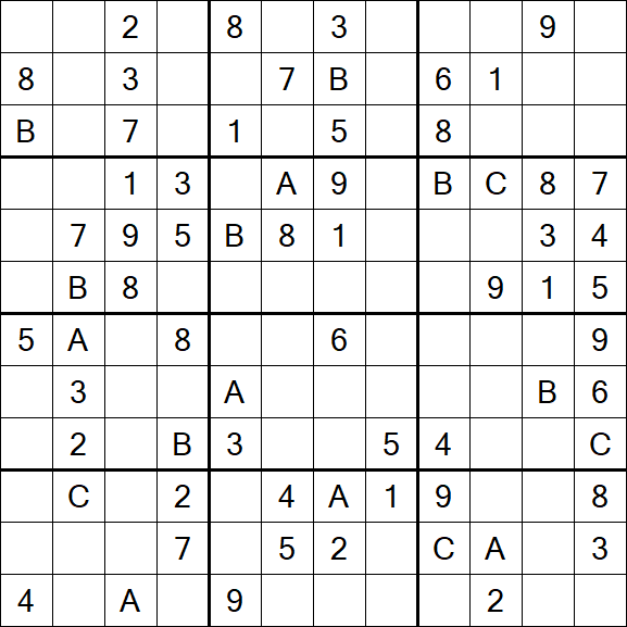 Sudoku 12x12 - Medium