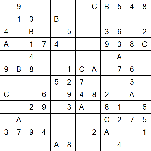 Sudoku 12x12 - Medium
