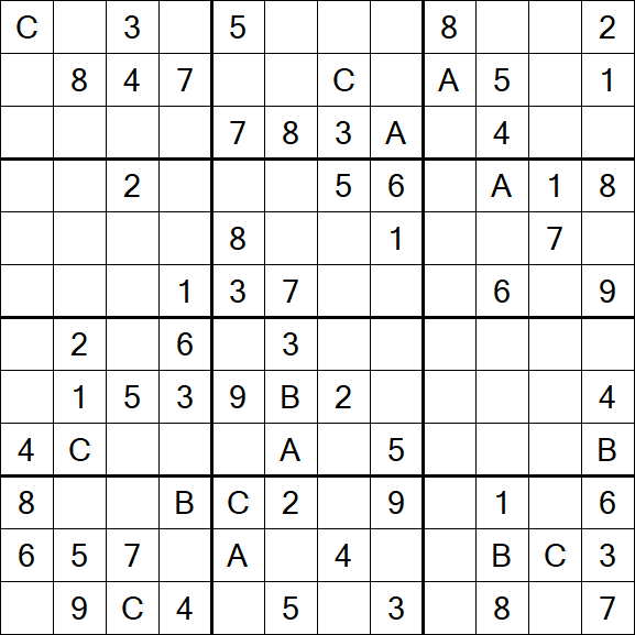 Sudoku 12x12 - Medium
