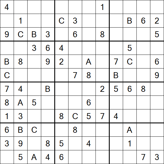 Sudoku 12x12 - Medium