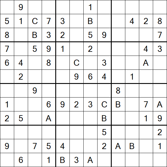 Sudoku 12x12 - Medium