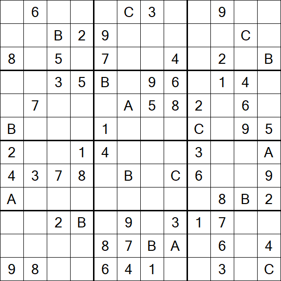 Sudoku 12x12 - Medium